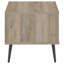 Table de bout carrée en bois d'ingénierie