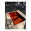 Tapis lavable orange à motif de femme orange-1158809065