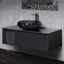 Meuble-lavabo simple 40 po et plateau en porcelaine Gioia