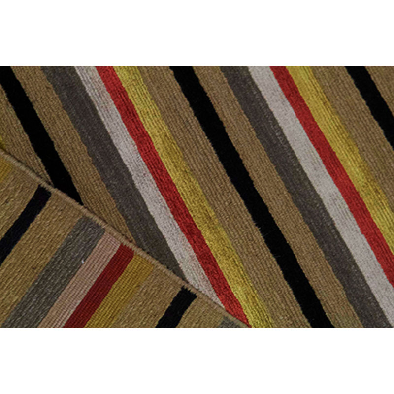 Wool Striped Area Rug