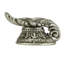 LOUIS XV KNOB IN ANTIQUE NICKEL PLATE