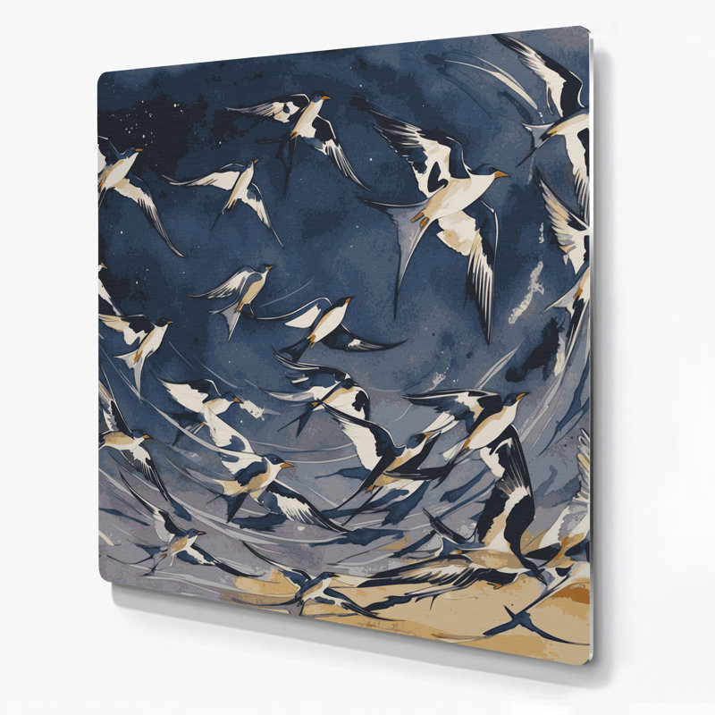 Maison d'oiseaux en métal gris Martin, H 96 po x l 96 po x P 0,05 po