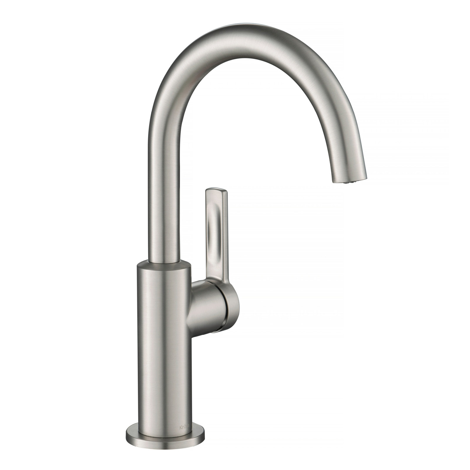 Oletto Single Handle Kitchen Bar Faucet, Stainless Steel