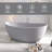 65'' x 33'' Soaking Solid Surface Bathtub-110437437