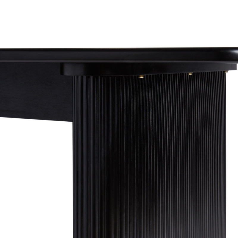Coursen 68" Rectangular Dining Table, Black