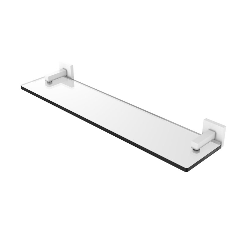 Tablette murale Haranu, Blanc mat, 16 po