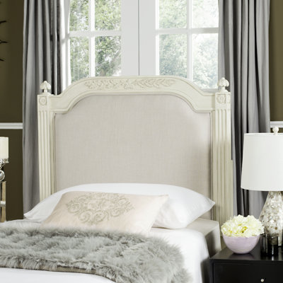 Arine Upholstered Linen Panel Headboard