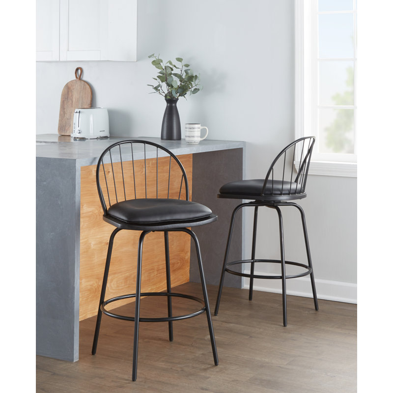 Tabouret de comptoir 26,25 po Arabelle, Tabouret de comptoir (siège d'une hauteur de 26,2, Brun