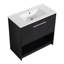 Meuble-lavabo 36 po avec lavabo en céramique, 2 portes à fermeture douce, meuble-lavabo autoportant, contreplaqué-115672274-115672275
