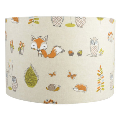 18cm H Cotton Drum Pendant Shade ( Screw On )