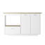 Elegant Multi-Functional Kitchen Island With Ample Storage