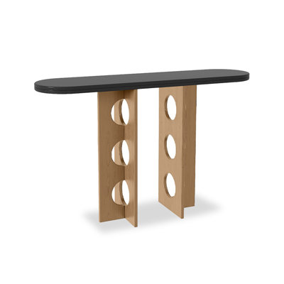 Console en bois massif Wabi Sabi