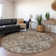 Premium Machine Washable Alliah AMF94 Brown Rug