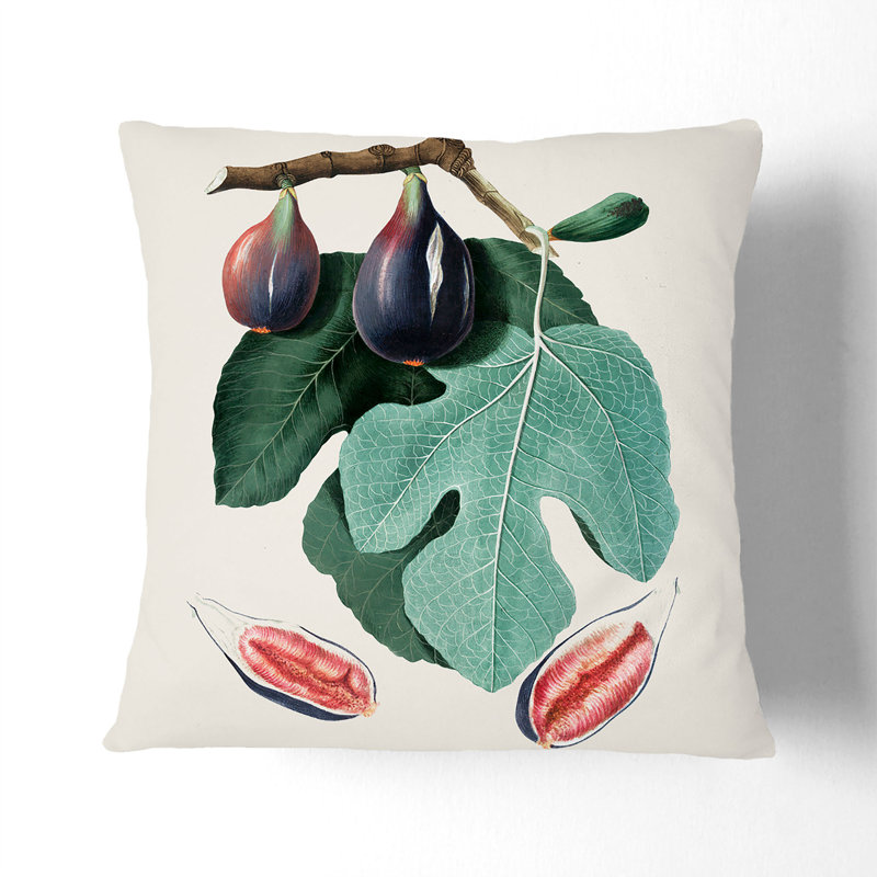 Floral Square Throw Cushion, White, 55cm H x 55cm W x 20cm D