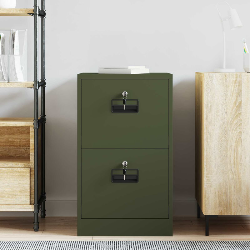 Storage Cabinet, Olive Green