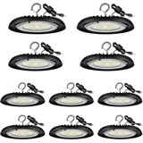 150W Led Plug-In Ceiling Light Fixture, 16,500Lm High Bay Hanging Lamp With Us Hook, 5000K Daylight For Garage, Warehouse, Basement, Shop – Ul Listed, 10-Pack