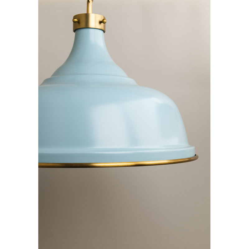 Painted No. 1 Pendant by Mark D. Sikes, Blue Bird