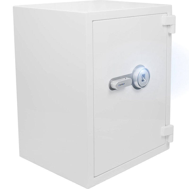 Coffre-fort ignifuge biométrique 4,48 pi cubes, blanc