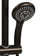 Kauai III 8-in Rain Showerhead Shower System with Slide Bar and Integrated Soap Dish