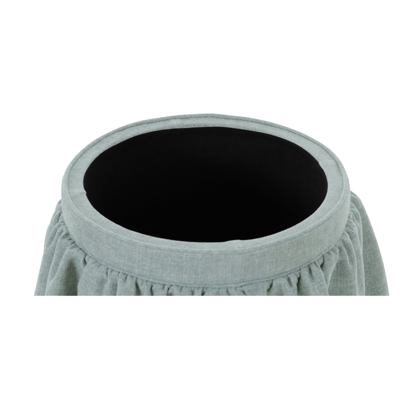 Heidi Storage Ottoman Light Blue, Blue