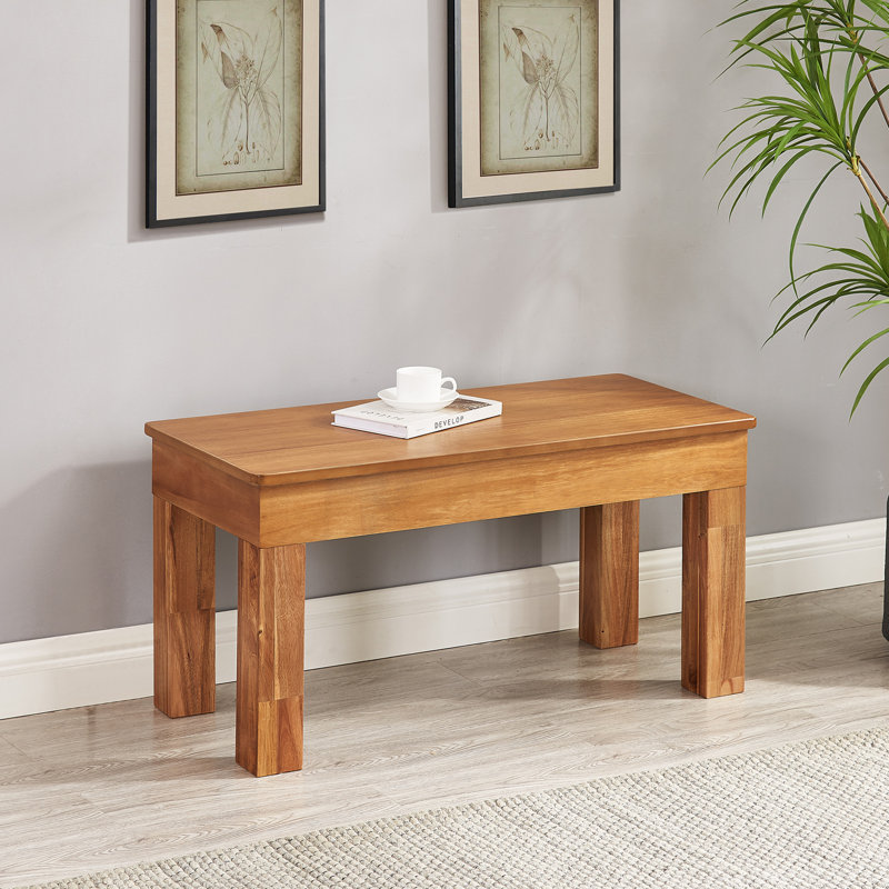 Solid Wood Bench, Acacia