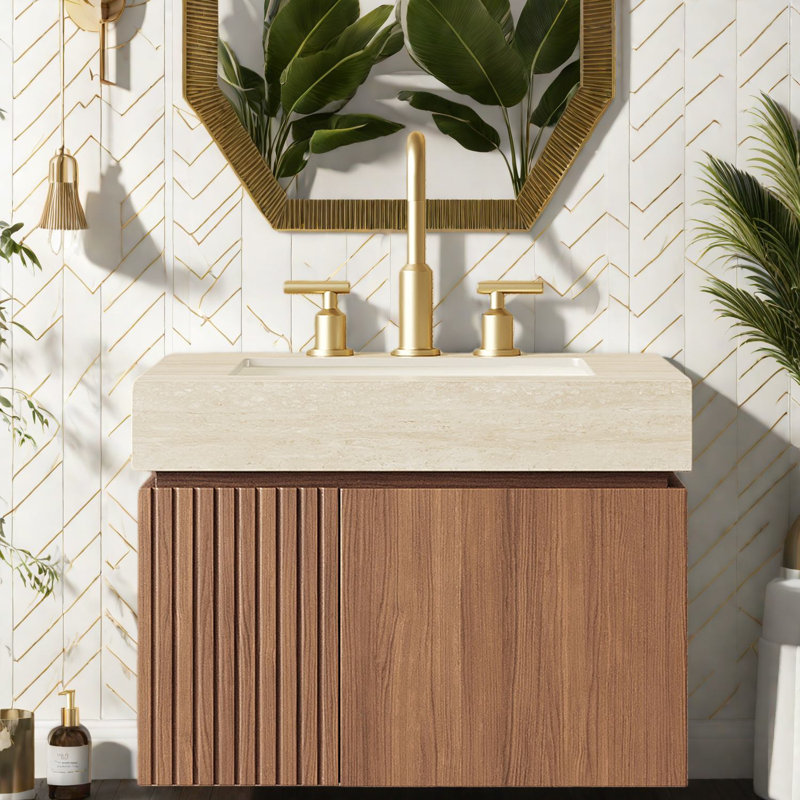 Meuble-lavabo et lavabo flottant 24 po
