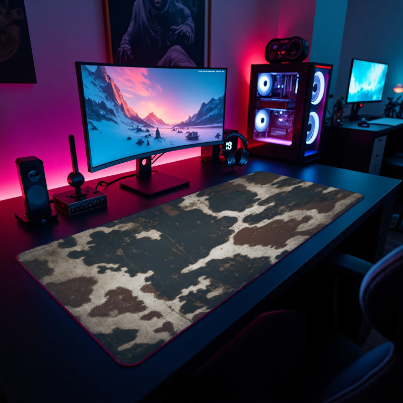 Polyester Desk Pad, 31.5x15.5