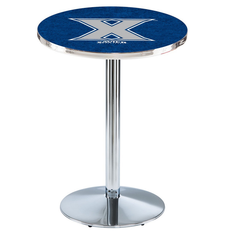 Table bistro NCAA, Chrome, Xavier
