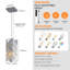 Ensemble de lustre en cristal Modern Modern Prism (ensemble de 3 pièces)-1082045924