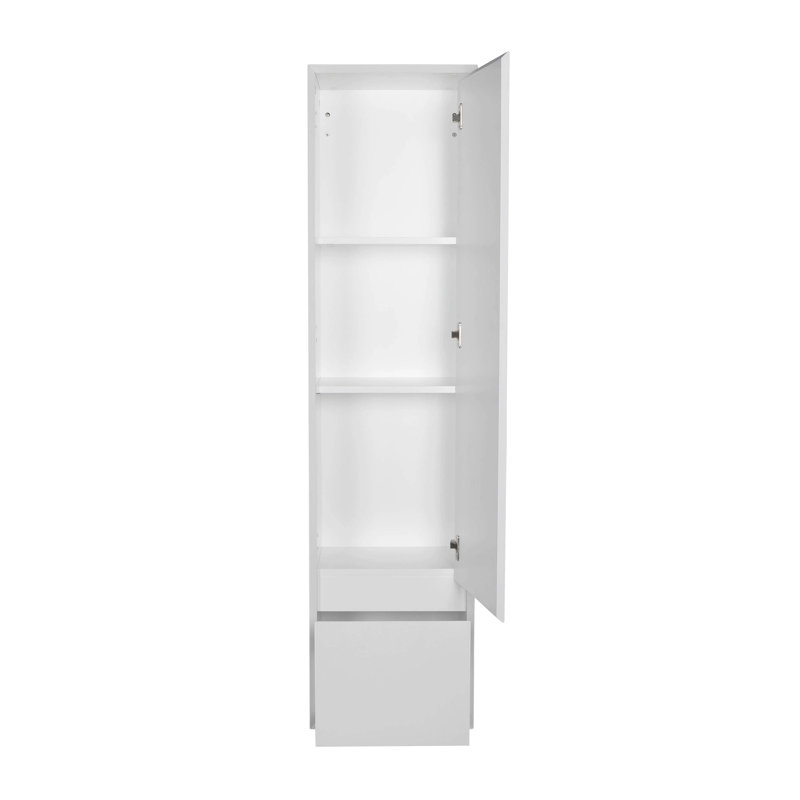 Side Vanity Cabinet DONATO, White Matt, 16
