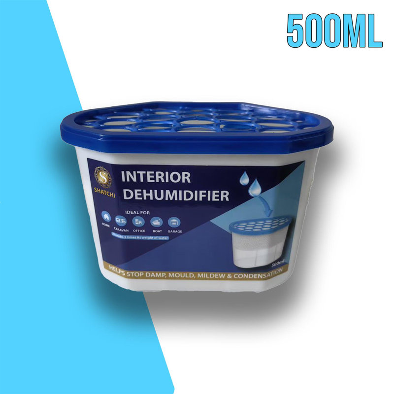 Dehumidifier Tubs 500ml Pack Of 10 Moisture Absorber Dehumidifier For Home, Kitchen & Bedroom