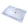 Ceramic Rectangular Undermount Bathroom Sink with Overflow