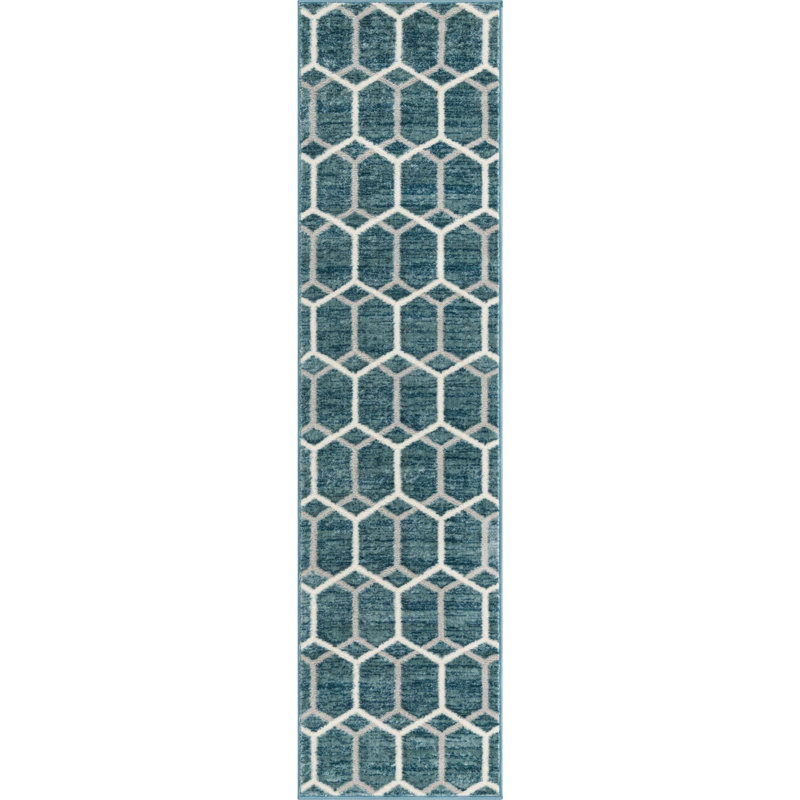 Eshin Geometric Indoor Rug, Runner 2' x 8'