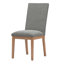 Chaise de salle à manger rembourrée en lin Irving Place Parsons-537581935-611458810