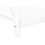 3 tables d'appoint en stratifié blanc pour tables de bout de chambre à coucher et de salon avec 3 tables d'appoint