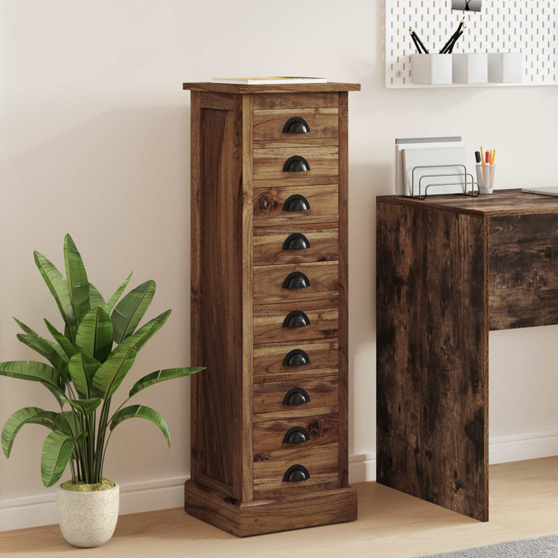 35cm W Chest of Drawers, 110cm H x 35cm W x 30cm D