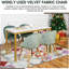 Chaise d'appoint rembourrée en velours Eurania-1191315496