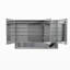 48 po X P 32 po H Grande armoire à pharmacie rectangulaire encastrée ou à fixation en aluminium DEL argentée avec miroir