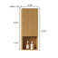  Armoire de rangement murale haute 35 pouces