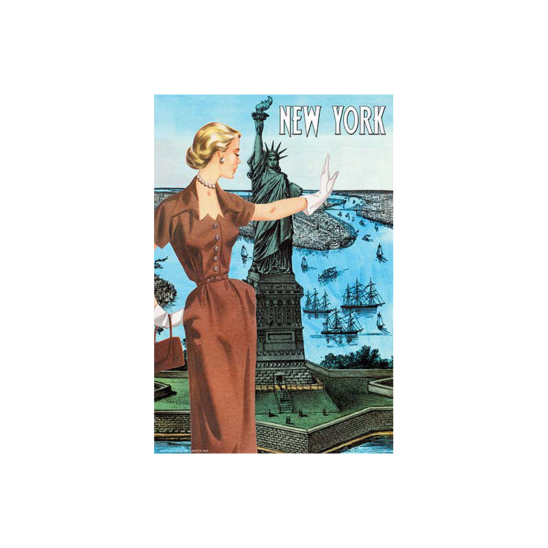Nyc visit i-impression, H 66 po x l 44 po x P 1,5 po