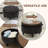 30''  Wide Upholstered Tufted Round Storage Ottoman for Living Room-567444677