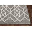 Tapis gris à lignes géométriques-171798038