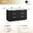 Allister 60" Free-standing Double Bath Vanity in Oak Weathered Black with White Quartz Stone Top-121696756-121696758