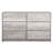 6-Drawer Dresser With Large Fabric Drawers, Grey-1902758869