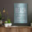 «The Beach Is Calling» par Lettered & Lined, art mural en métal-1386715028