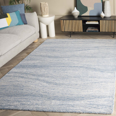 Abstract Wool Hand Tufted Area Rug