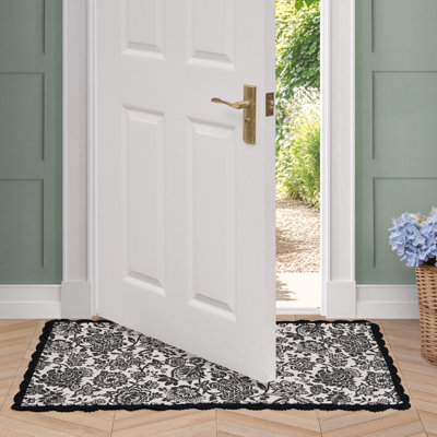 Tapis lavables floraux lavables à la machine Laura Ashley Laura Ashley