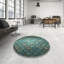 Tapis décoratif à motifs géométriques et brun clair reliford-1224125446