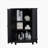 Black Bathroom Cabinet Triangle Corner Storage Cabinet-1703559790