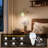 Battery Operated Wall Sconce Set Of 2, Vintage Green Tulip Glass Lampshade With 5000 Mah Rechargeable Wall Sconces, Battery Powered Wall Lights Dimmable With Remote Control For Bedroom